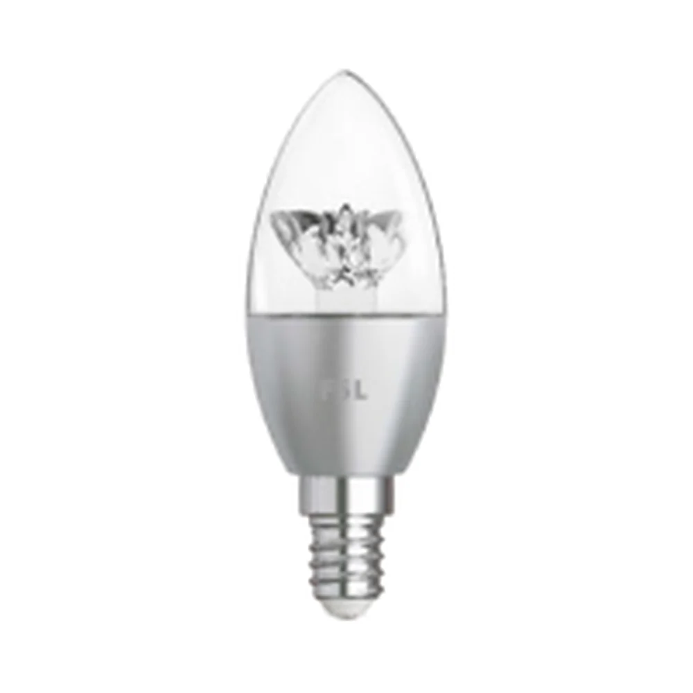 FSL Crystal LED Candle — White / Silver / Gold (QZ Series) — product photo